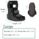thumbnail image 4 of Bota Air Walker Jewlri Fracture Short Walking, color negro, talla L, 4 of 8