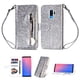 thumbnail image 1 of Funda para FOXDOCK Elegante funda Samsung Galaxy S9 Plus Glitter con cremallera-Ideal para el uso diario, 1 of 5
