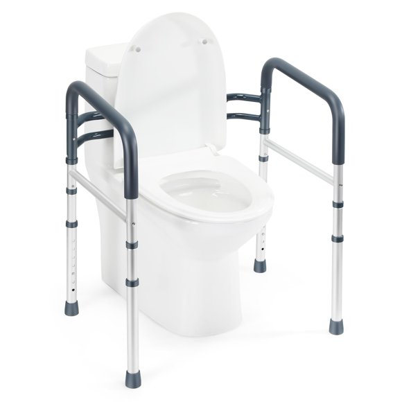 Rieles de seguridad para inodoros Lianjindun, plegables y portátiles, 160 kg