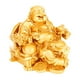 thumbnail image 5 of Estatuas de Buda de Resina, Escultura Estatuilla en Miniatura Buena para Colección de Escritorio Decoración de Sala de Té Del Salpicadero , Oro, 5 of 5
