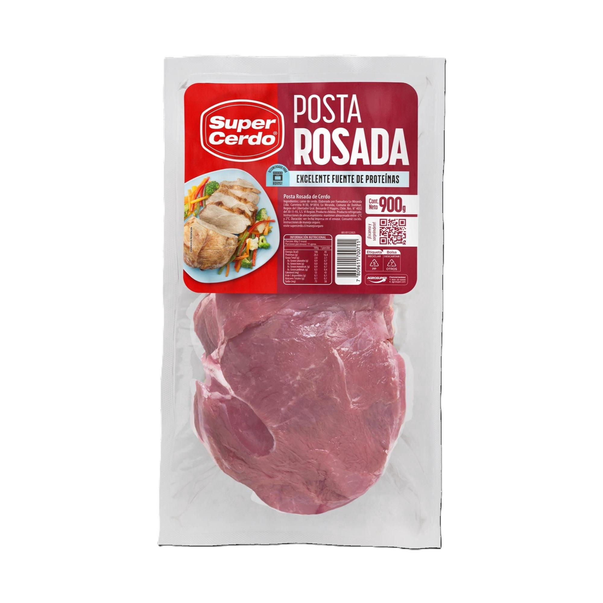 Posta Rosada De Cerdo 900 g Super Cerdo