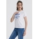 thumbnail image 2 of Polera Mujer Básica Print Blanco / Azul Marino / Celeste, 2 of 4