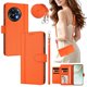 thumbnail image 2 of Funda Tipo Libro para OnePlus 11R 5G con Ranuras para Tarjetas, Naranja, 2 of 6