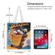thumbnail image 5 of DuckTales Bolso de tela con estampado de lienzo para mujer, bolsa de compras reutilizable y estética, con cremallera interior, regalo para mujer, 35 × 40 cm., 5 of 6