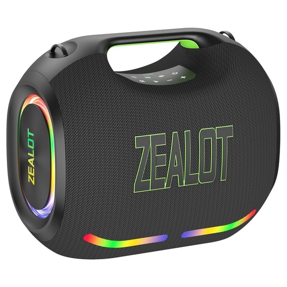 Bocina Bluetooth ZEALOT 250W RMS/300W Pico IPX6 resistente al agua