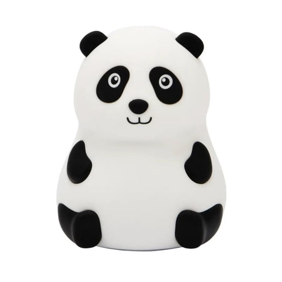 Lámpara Oso Panda Silicona Espantacuco Led Recargable