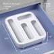 thumbnail image 4 of Dispensador de bolsas de comida con cajón StoraBag de plástico blanco con 4 ranuras, 4 of 8