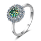 thumbnail image 3 of Anillos de Compromiso para Mujer 1 Uds Color D Anillos de Diamante de Moissanita Anillos de Banda de Boda de Plata Esterlina 925 para Novia Madre con Certificado, 3 of 9