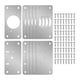thumbnail image 3 of 12 Placas De Reparación De Bisagras Con Tornillo Para Puertas De Armarios, Ventanas Y Cocinas., 3 of 5