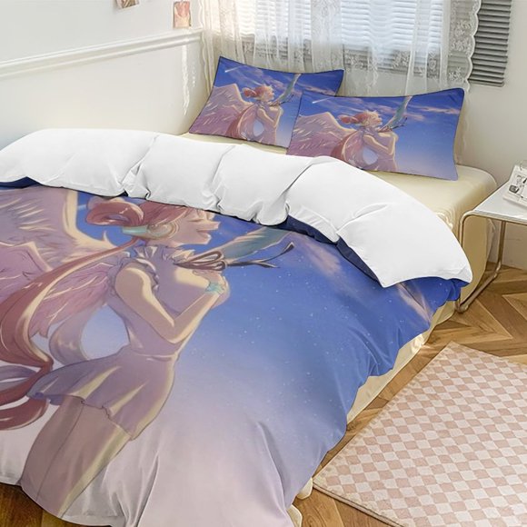 Uta Bed Duvet Cover Funny Anime Cartoon Bedding Sets Lightweight 3 Piece Comforter Sets