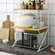 thumbnail image 2 of Estante Rack Cocina Microondas Organizador Blanco 64x54x37 Cm, 2 of 3