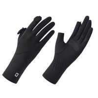 Magideal - Guantes De Protección Solar Para Mujer, Guantes De Protección Solar, Guantes De Verano Transpirables Para El Sol, Guantes De Conducción Para Ciclismo, Negro