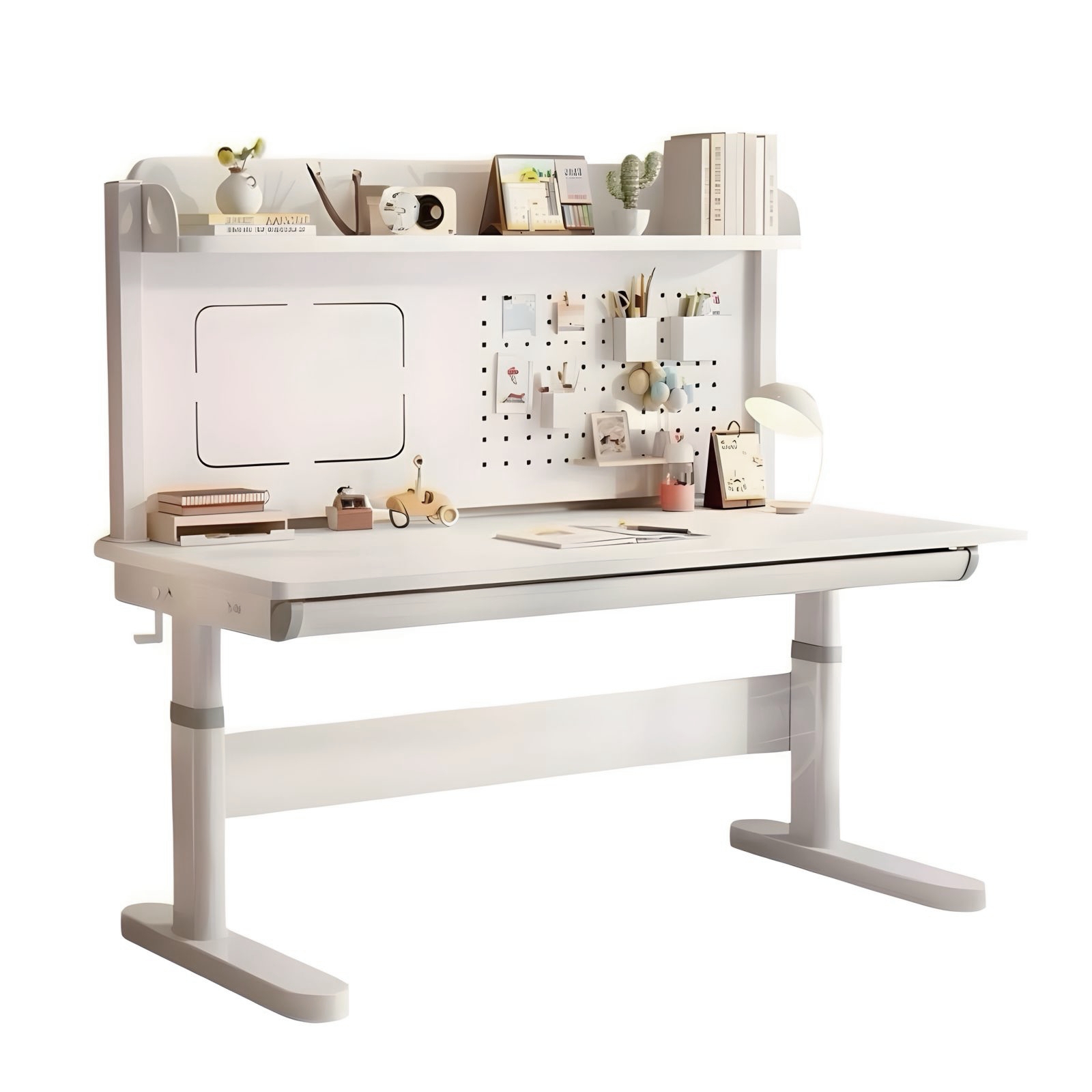 Escritorio Infantil Con Estante Organizador 120Cm Lubabycas