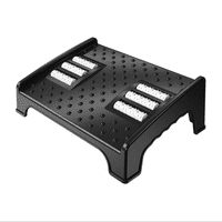 Atenza - Apoya Pies Masajeador Escritorio Reposapiés 6 Rodillos