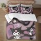 thumbnail image 1 of Kuromi Soft 3D Printed Duvet Cover Bedding Set with Comforter Cover 3 Piece Set, 1 of 5
