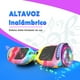 thumbnail image 2 of Hoverboard skate eléctrico con altavoz inalámbrico y luces LED adecuado para niños, niñas y niños para uso en interiores y exteriores, 2 of 3