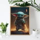 thumbnail image 4 of Kit de Pintura de Diamantes 5D Bebé Yoda Desmarcar 20x30 cm, 4 of 6