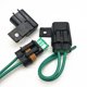 thumbnail image 1 of 1 juego de fusible de cuchilla mediana para coche 30a y soporte de bloque de fusible resistente al agua cable de cobre, 1 of 3