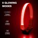 thumbnail image 2 of Collar luminoso recargable rojo PcEoTllar L para perro, 2 of 6