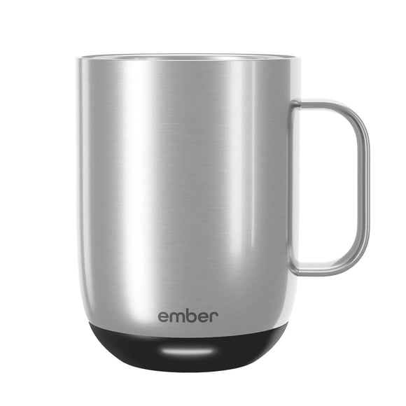 Taza Smart Mug Ember 2 con control de temperatura, 414 ml, acero inoxidable