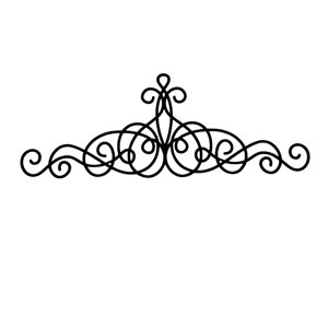 Magideal - Decoración Artística De Pared En Pergamino, Arte De Pared De Metal, Decoración De Jardín, Interior Y Exterior, 14X40Cm, Letrero Para Balcón, Colgante