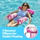 thumbnail image 3 of Flotadores inflables para piscina con forma de hojas tropicales para adultos, paquete de 2, 3 of 8