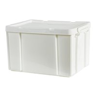 Magideal - Caja De Almacenamiento Apilable Del Estante De Los Pp De Los Compartimientos De Almacenamiento Durables Fuertes De Los Compartimientos De Almacenamien Blanco