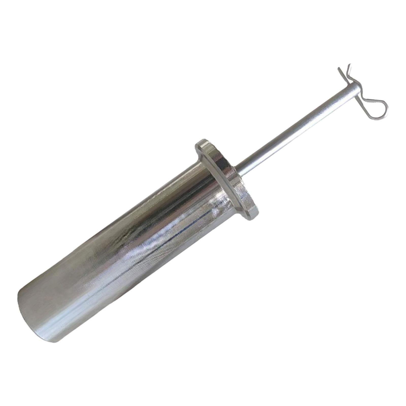 Magideal - Extensor De De Pesas Para Gimnasio, Accesorio Para Máquina De Pesas Con Cable De Pasador De De Pesas, Pasador De Carga De Peso Para Agregar , Plata De 8 Mm De Diámetro