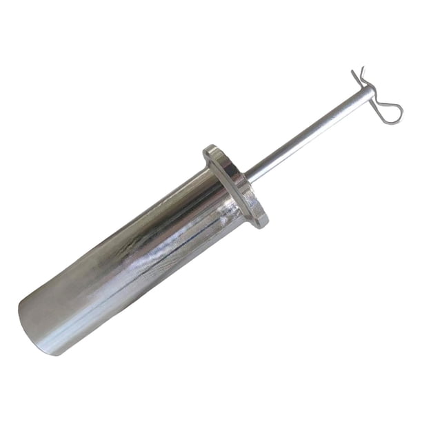 Extensor de de pesas para gimnasio, accesorio para máquina de pesas con cable de pasador de de pesas, pasador de carga de peso para agregar , Plata de 8 mm de diámetro