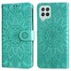 thumbnail image 5 of Funda tipo cartera FOXDOCK para Samsung Galaxy A22 4G , diseño girasol en relieve, cuero PU, cierre magnético, soporte y tarjetero, 5 of 5