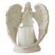 thumbnail image 4 of Resina ángel Estatua Figuras LED Candelita Candelero Memorial 21x21cm, 4 of 5