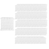 Magideal - 100 Unids Lazo Para El Cabello No Tejido Banda Para El Cabello Toallas Suaves Y Cómodas Para La Cara Sauna Accesorios Para El Cabello Spa Diademas Aro