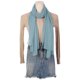 thumbnail image 2 of INSPIRE CHIC Bufanda de Chifón Sólido para Mujer Ligera Suave Transparente Larga Envoltura para la Cabeza Chal Bufandas Azul Polvo 68.9x29.5 pulgadas, 2 of 7