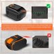 thumbnail image 2 of Mini Cargador Compatible para Worx 6pin 20V Batería de Iones de Litio Reemplazo para Estación de Carga de Iones de Litio, 2 of 7