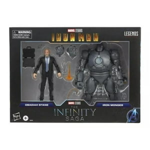 Hasbro - Juguete Pack 2 Figuras De Accion Obadiah Stane Y Iron Monger