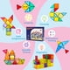 thumbnail image 4 of Juego de construcción magnético Ryoichi de 138 piezas con imanes, con 2 coches, 4 of 8