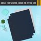 thumbnail image 5 of Portfolio Folders Better Office Products, paquete de 50 unidades, azul marino, 5 of 6