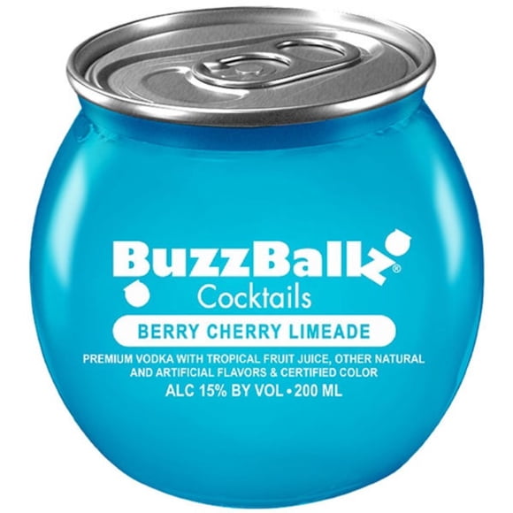 Buzzballz berry cherry limeade 15% 24X200, 200 ml