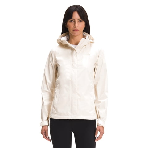 Chubasquero The North Face Venture 2 Impermeable Para Mujer, Color Blanco