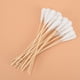 thumbnail image 1 of 20pcs Women Beauty Makeup Cotton Swab Cotton Buds Make Up Wood Sticks Nose Ears Cleaning Cosmetics Health Care 20cm, 1 of 3