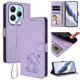 thumbnail image 2 of Infinix HOT 40 4G Funda Billetera con Ranuras para Tarjetas, Lila Claro, 2 of 6