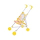 thumbnail image 2 of Carrito De Juguete Educativo Para Juegos De Rol, Accesorios Para Muñecas, Porta Muñecas Plegable Amarillo, 2 of 5