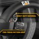 thumbnail image 5 of Funda de volante CAT® DuraGrip negra para coches, tamaño grande, 5 of 7