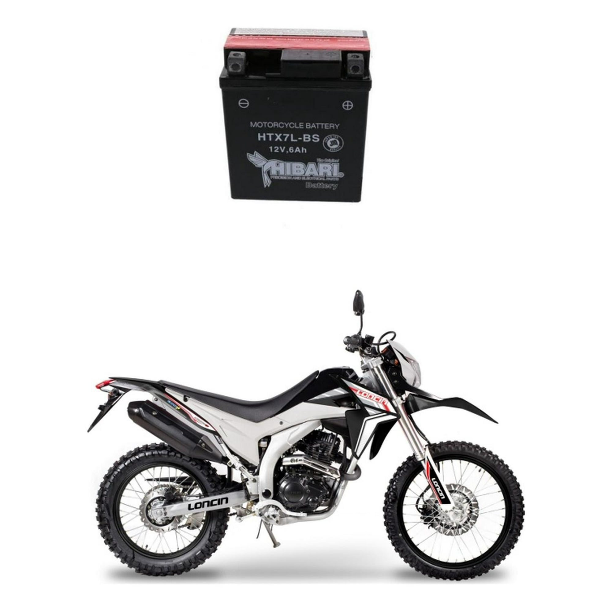 Genérico - Bateria De Moto Para Moto Loncin Lx 250 Gy-3f Negro