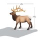 thumbnail image 3 of Estatuine Safari Ltd. Elk Bull, modelo de plástico de 4,75 cm, más de 3 años, 3 of 7