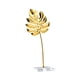 thumbnail image 1 of Estatua De Hoja De Metal En Forma De Hoja, Escultura De Hoja Para Bar, Estantería, Hoja De Monstera, 21cm, 1 of 3