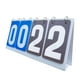 thumbnail image 5 of Tablero de puntuación con tapa de 4 dígitos, marcador de puntuación, juego de competición, marcador de mesa para pelota de tenis, baloncesto, fútbol, gris azul, 5 of 5