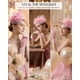 thumbnail image 4 of Conjunto de accesorios para fiesta de té: sombrero fascinator rosa Thstdhy, 4 of 7