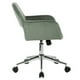 thumbnail image 4 of Silla De Escritorio Cromwell Terciopelo Verde, 4 of 6