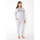 thumbnail image 1 of Pijama Largo Algodón Gris Talla 12, 1 of 4